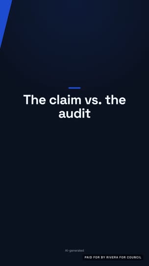 Rapid response — the claim vs. the audit (fictional)